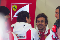 Fernando Alonso avec Pedro de la Rosa