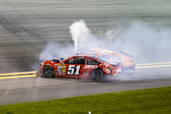 Trouble for Justin Allgaier, HScott Motorsports Chevrolet