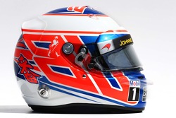 Il casco di Jenson Button, McLaren
