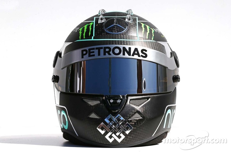 头盔:尼克·罗斯伯格, 梅赛德斯amg f1车队