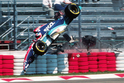 Rubens Barrichello, Jordan involved in a huge crash