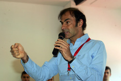 Conférence de presse sur l'évolution de la sécurité en F1, Emanuele Pirro