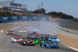 Race start for P/GTLM