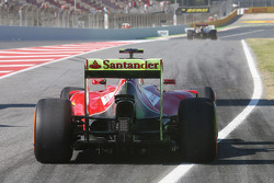 Kimi Raikkonen, Ferrari F14-T vernice flow-vis sull'ala posteriore