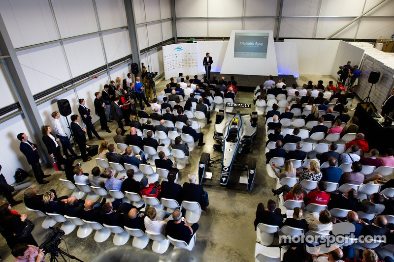 Présentation des bureaux de la Formule E