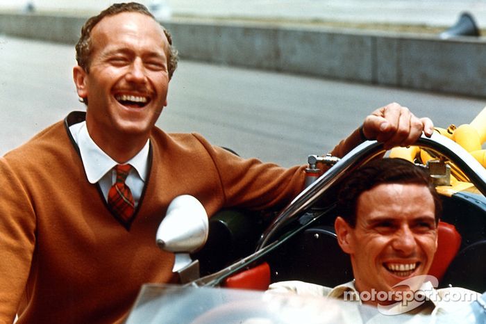 Colin Chapman y Jim Clark