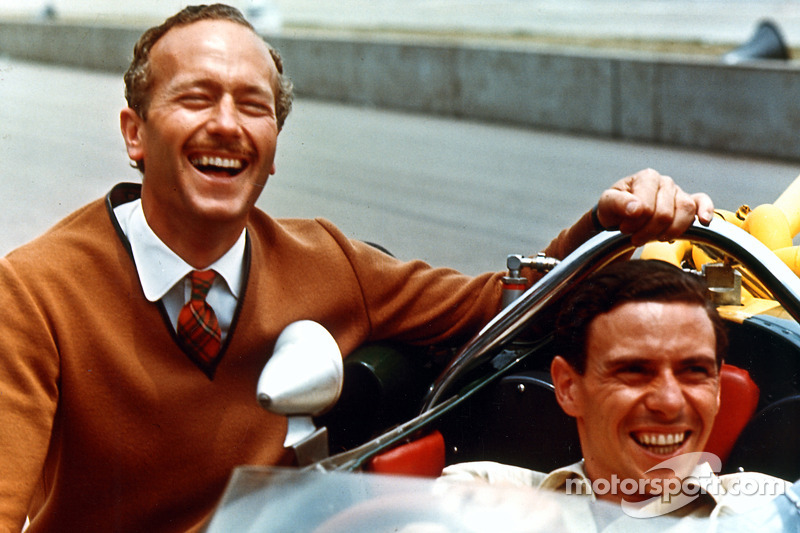 Colin Chapman and Jim Clark