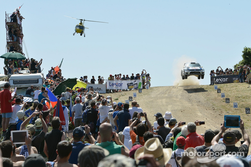 Andreas Mikkelsen and Ola Floene, Volkswagen Polo WRC, Volkswagen Motorsport