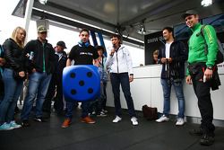 Fans at the BMW Fan area