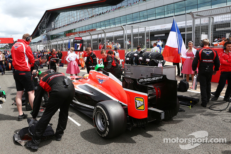 Jules Bianchi, Marussia F1 Team MR03 on the grid