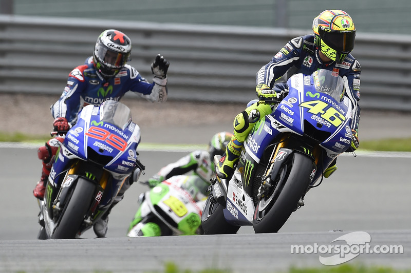 Valentino Rossi et Jorge Lorenzo