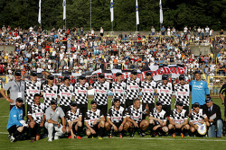 Drivers vs. all stars, Kick for Kinder charity football match