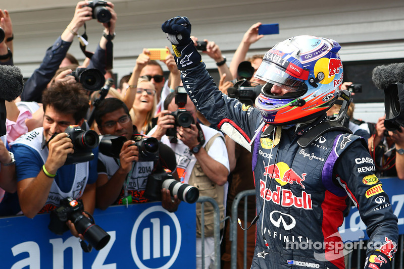 Daniel Ricciardo, ganador del GP de Hungría 2014