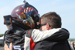 Lawson Aschenbach celebrates the win