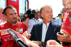 Luca di Montezemolo avec les médias