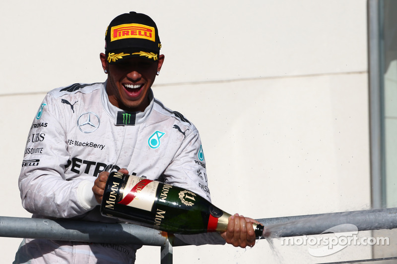 Primeiro lugar: Lewis Hamilton, Mercedes AMG F1