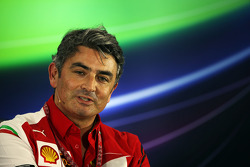Marco Mattiacci, Ferrari Team Principal in the FIA Press Conference