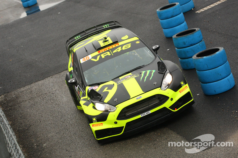 Valentino Rossi e Carlo Cassina, Ford Fiesta WRC