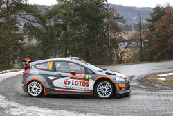 Robert Kubica en Maciek Szczepaniak, Ford Fiesta WRC
