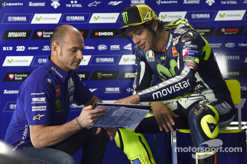 Massimo Meregalli con Valentino Rossi