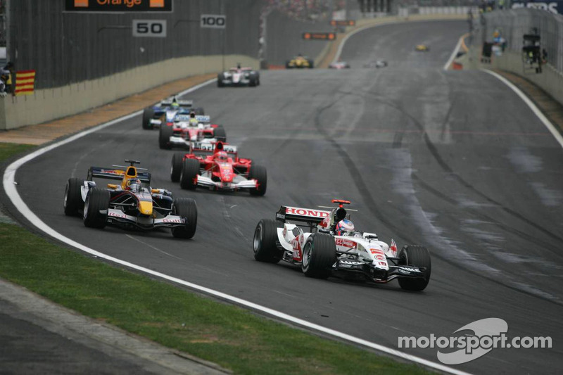 Jenson Button and Christian Klien