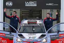 Kevin Abbring et Sebastian Marshall, Hyundai i20 WRC, Hyundai Motorsport