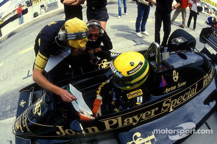 Ayrton Senna, Lotus con Gérard Ducarouge