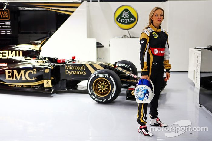 Carmen Jorda, Lotus F1 Team piloto de desarrollo