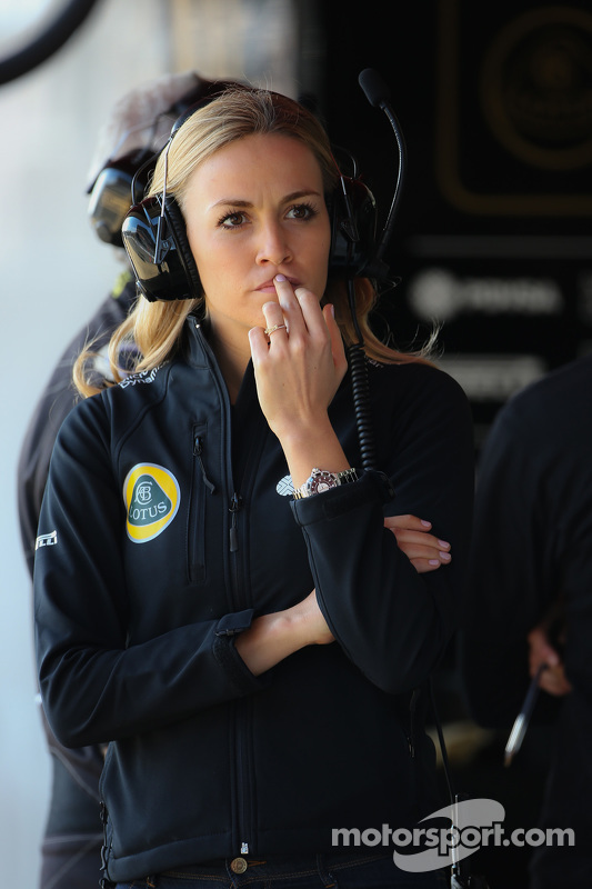 Carmen Jorda, piloto de desenvolvimento da equipe Lotus F1