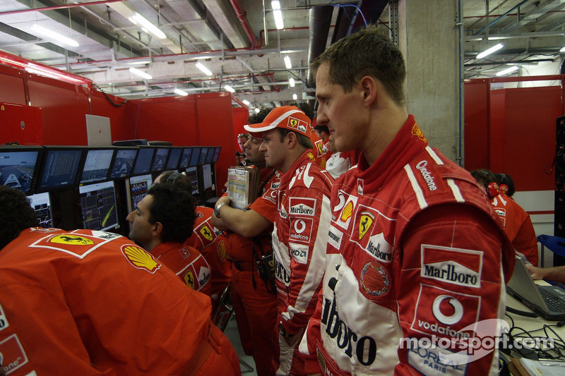Michael Schumacher y Rubens Barrichello