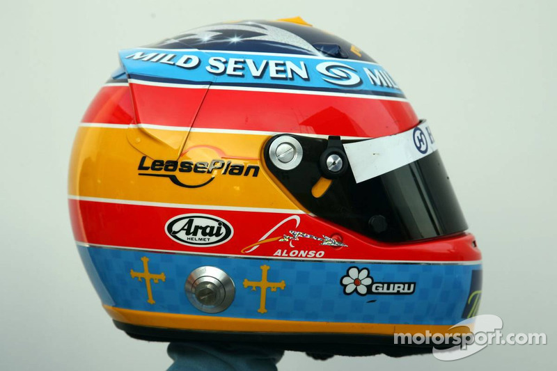 Helmet of Fernando Alonso