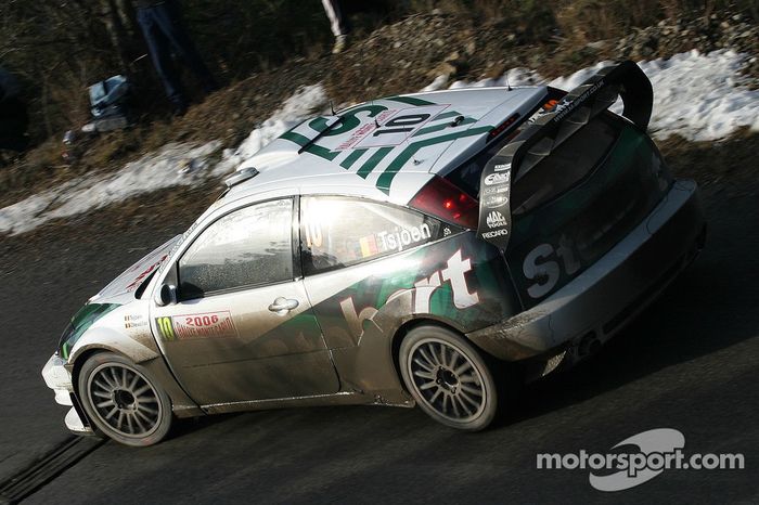 2006: Pieter Tsjoen y Eddy Chevalier, Stobart M-Sport Ford Rally Team, Ford Focus WRC