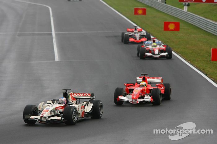 Jenson Button y Felipe Massa