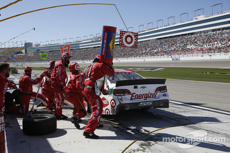 Boxenstopp eines NASCAR-Teams