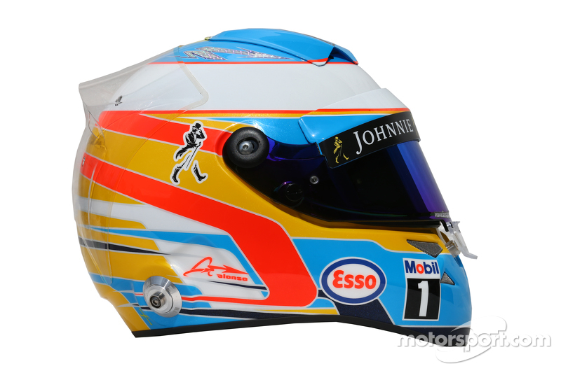 Der Helm von Fernando Alonso, McLaren