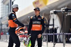 Nico Hulkenberg, Sahara Force India F1 con su compañero Sergio Pérez, Sahara Force India F1