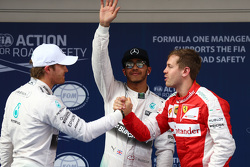 Нико Росберг, Mercedes F1, Льюис Хэмилтон, Mercedes F1 и Себастьян Феттель, Ferrari