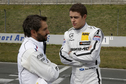 Timo Glock, BMW Team MTEK BMW M3 DTM and Paul Di Resta, HWA AG Mercedes-AMG C63 DTM