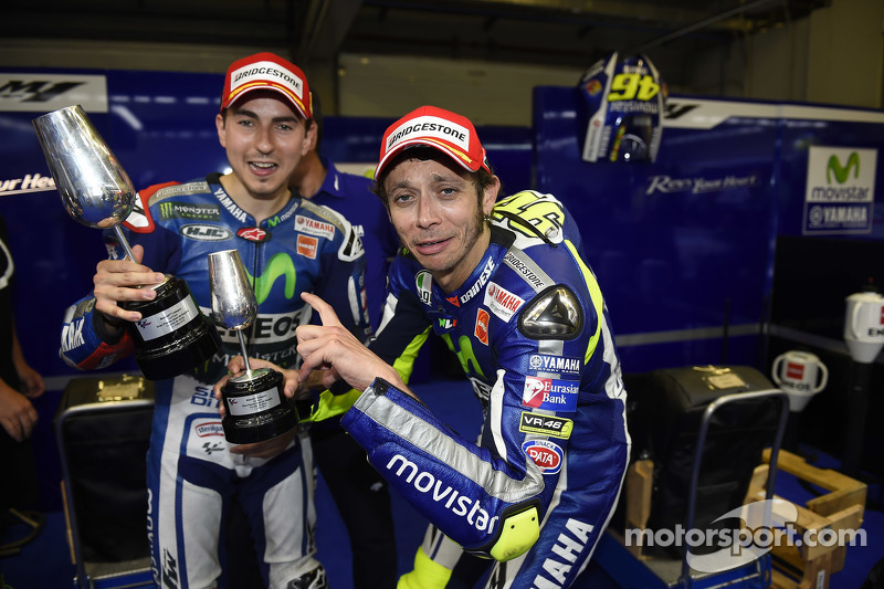 Valentino Rossi et Jorge Lorenzo