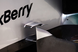 Les ailettes sur les pontons de la Mercedes AMG F1 W06