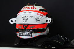 Le casque de Nico Hulkenberg, Sahara Force India F1