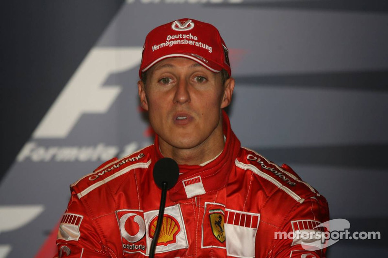 FIA press conference: race winner Michael Schumacher