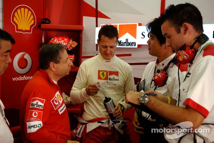 Michael Schumacher y Jean Todt