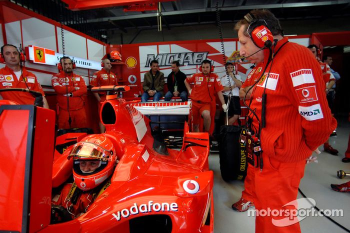 Michael Schumacher y Jean Todt