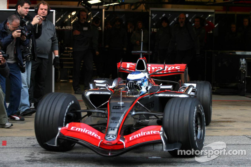 Mika Hakkinen, piloto probador para McLaren Mercedes