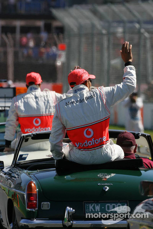 Парад гонщиків: Льюіс Хемілтон, McLaren Mercedes