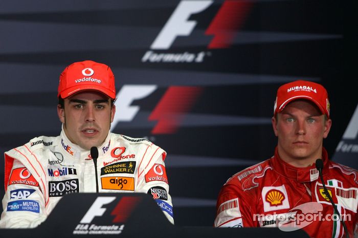 Fernando Alonso y Kimi Raikkonen