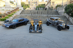 Romain Grosjean et Pastor Maldonado avec la F1 Mad Max