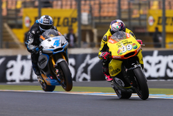 Luis Salom, Pagnias Amarillas HP 40 et Randy Krummenacher, JiR Moto2