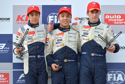 Giuliano Alesi, sur le podium